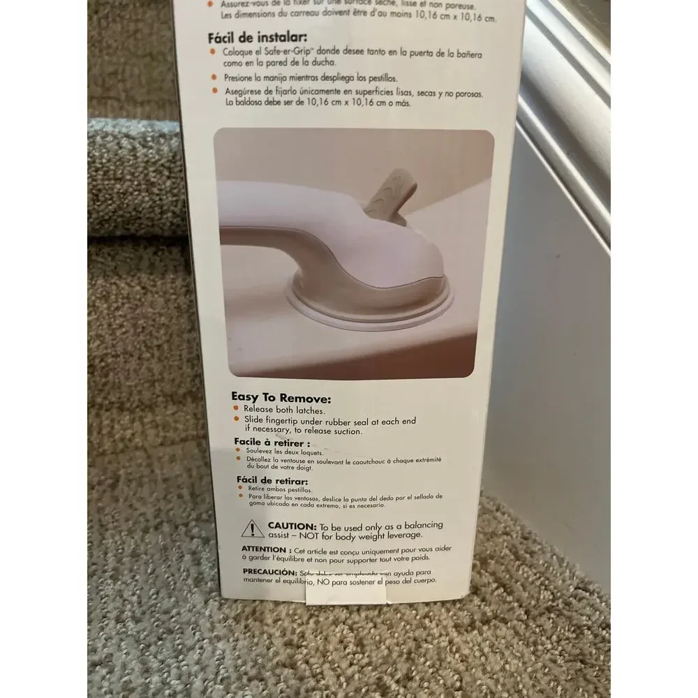 Safe-er-Grip bathtub and shower handle. New